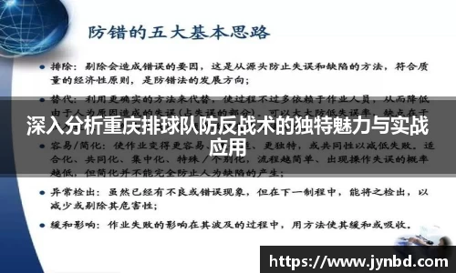 深入分析重庆排球队防反战术的独特魅力与实战应用